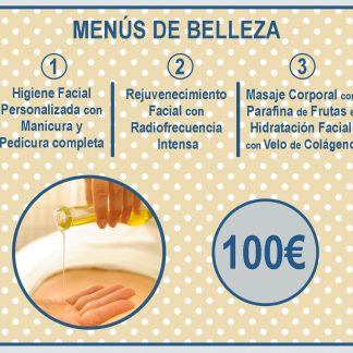 Menú de Belleza Benestar BEIG