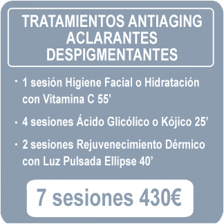 Tratamientos Faciales Antiaging Aclarantes-Despigmentantes